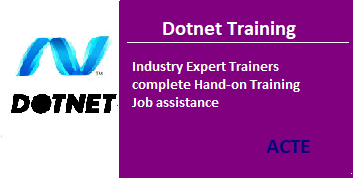 Dotnet Training in Chennai ACTE