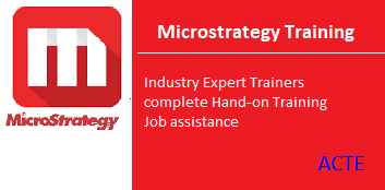 Microstrategy Training in Chennai ACTE