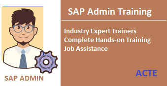 SAP Admin training chennai ACTE