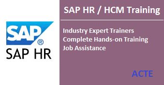 SAP HR HCM training chennai ACTE