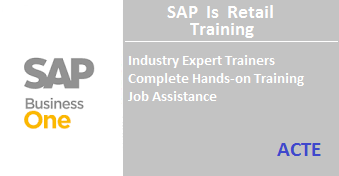 SAP Is Retail training chennai ACTE