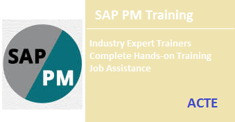 SAP PM training chennai ACTE