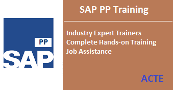SAP PP training chennai ACTE