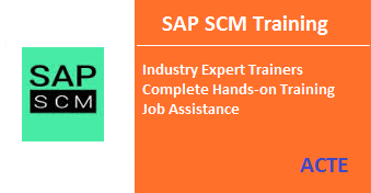 SAP SCM training chennai ACTE
