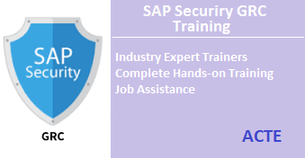 SAP Security GRC training chennai ACTE